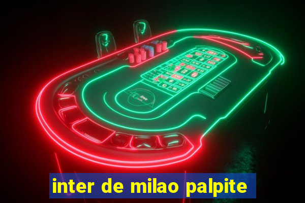 inter de milao palpite